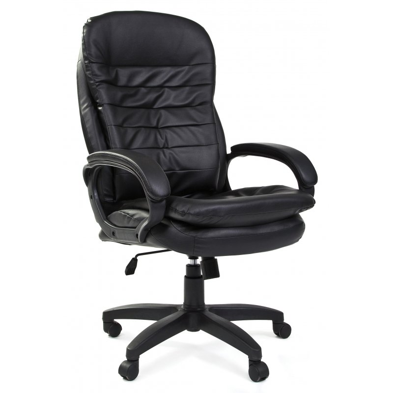 Кресло руководителя Easy Chair 515 TPU черное (экокожа/пластик)