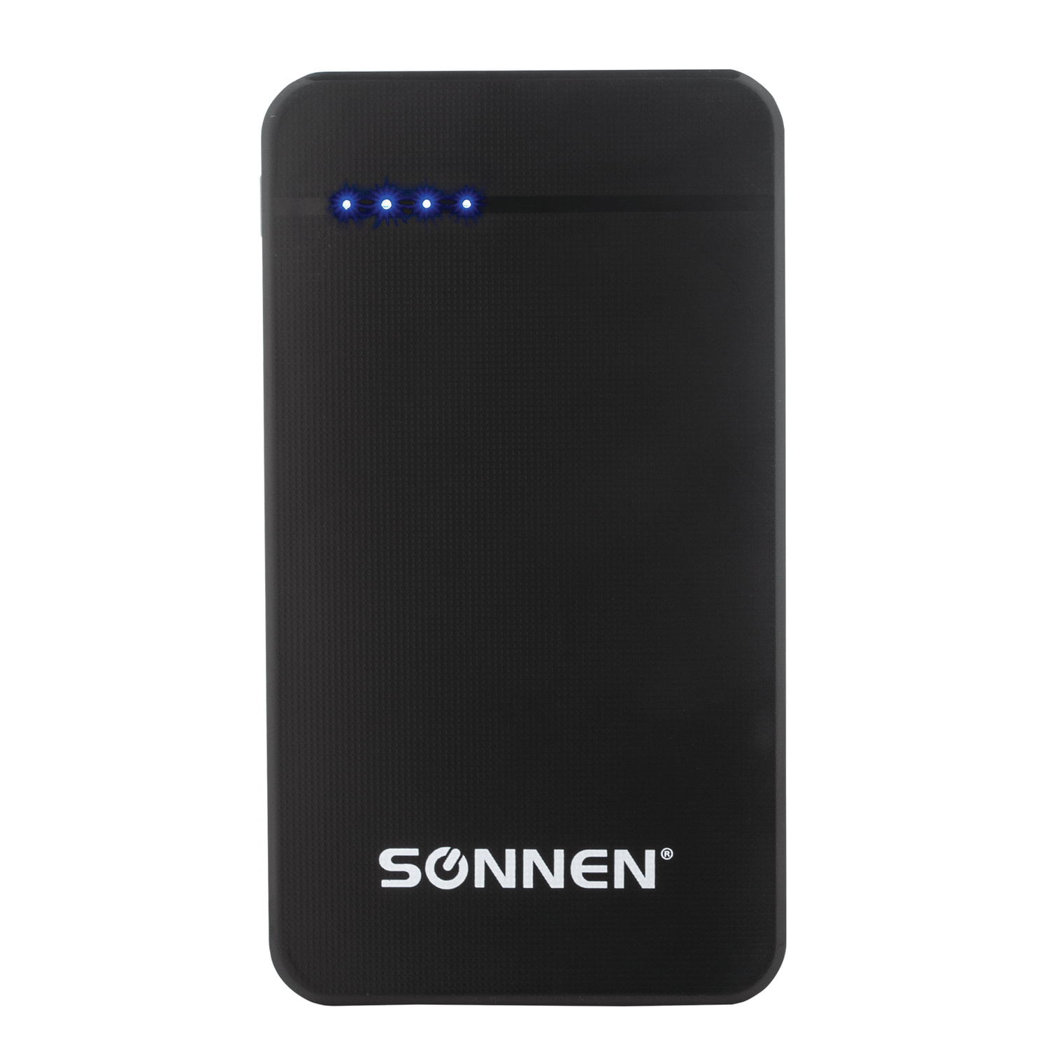 Аккумулятор внешний SONNEN POWERBANK V3801, 4000 mAh, литий-полимерный, черный