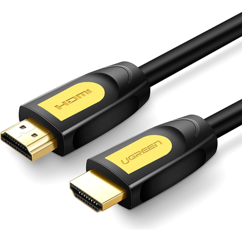 превью Кабель UGREEN HD101 HDMI 4K цвет желтый/черный. 1м (10115)