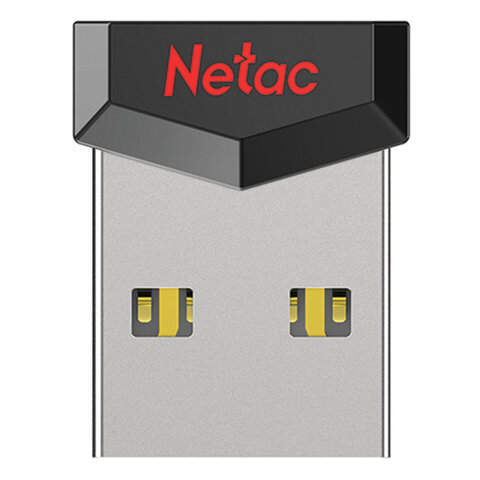 Флеш-диск 16GB NETAC UM81, USB 2.0, черный-20BK