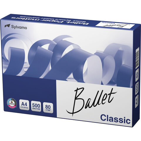 превью Бумага Ballet Classic (A4, 80г/м?, белизна 153% CIE, 500 листов)