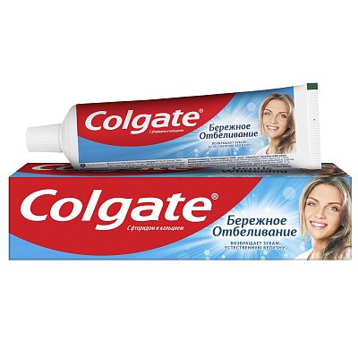 Зубная паста Colgate Бережное отбеливание 100 мл