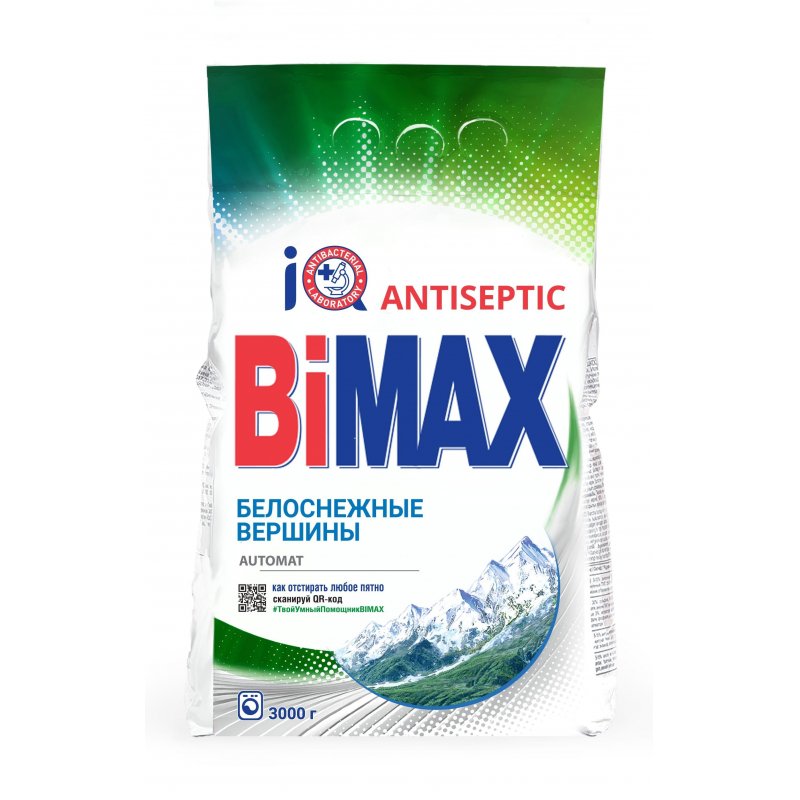 превью Порошок стиральный автомат BiMax Белоснежные вершины 3 кг