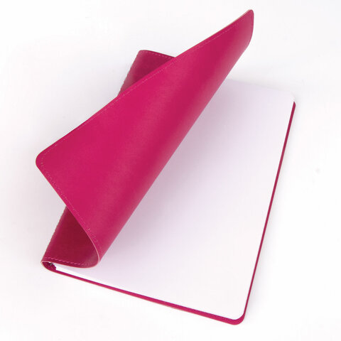 Тетрадь А5 (148×218 мм), BRAUBERG «Office PRO», под кожу, гребень, 80 л., красная, 111042