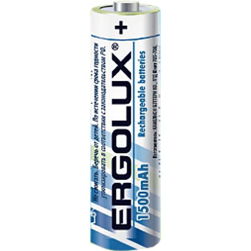 Аккумулятор Ergolux AA-1500mAh Ni-Mh 2шт/бл(NHAA1500BL2.1.2В)(12975)