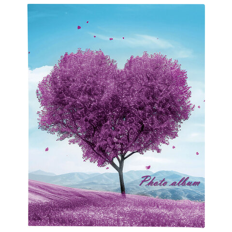 Фотоальбом BRAUBERG «Fancy heart» на 100 фото 10×15 см, твердая обложка