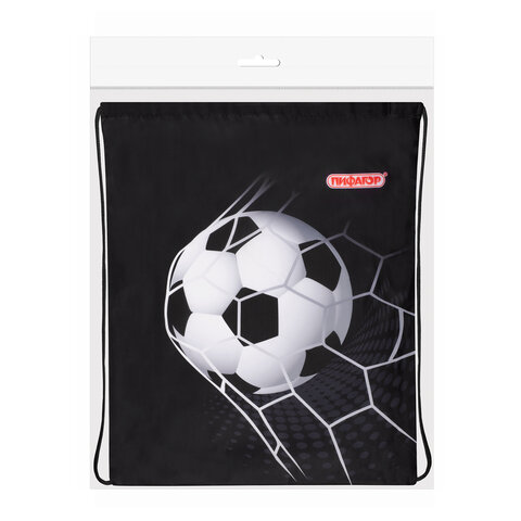 Мешок для обуви ПИФАГОР, 1 отделение, 42×34 см, «Ball kick»