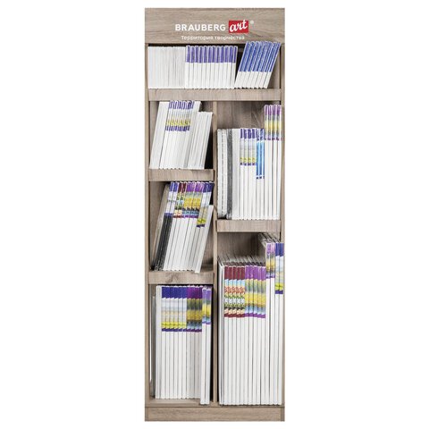 Стойка под холсты напольная BRAUBERG ARTдерево180×60х50 см505917