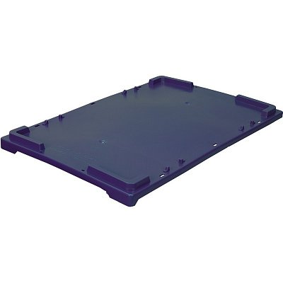 Крышка для ящиков полиэтиленовая 600×400×20 мм синяя