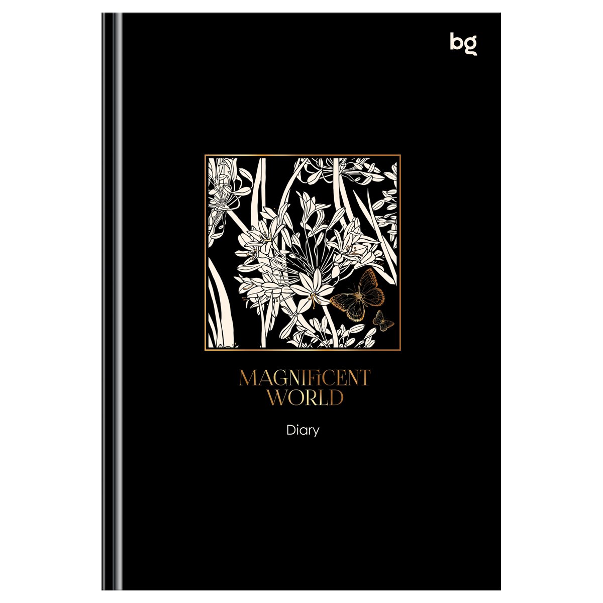 превью Ежедневник недатированный А5, 136л., 7БЦ BG «Magnificent world. Dark», глянцевая ламинация, тиснение фольгой