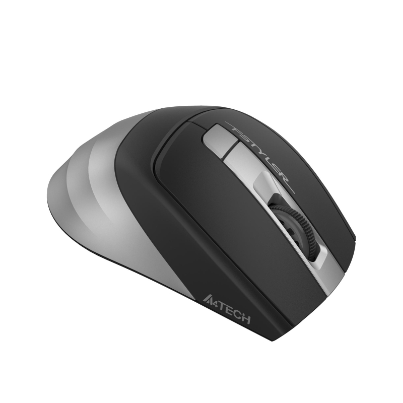 Мышь компьютерная A4Tech Fstyler (FG35 GREY) сер/черн/2000dpi/беспров/6кн