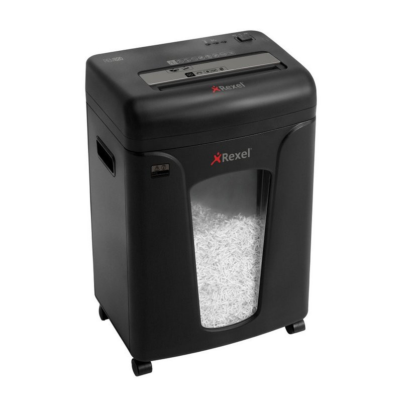 Уничтожитель документов Rexel REM820, 4ур. секр, 2х15 мм, 8л, 20 лтр.