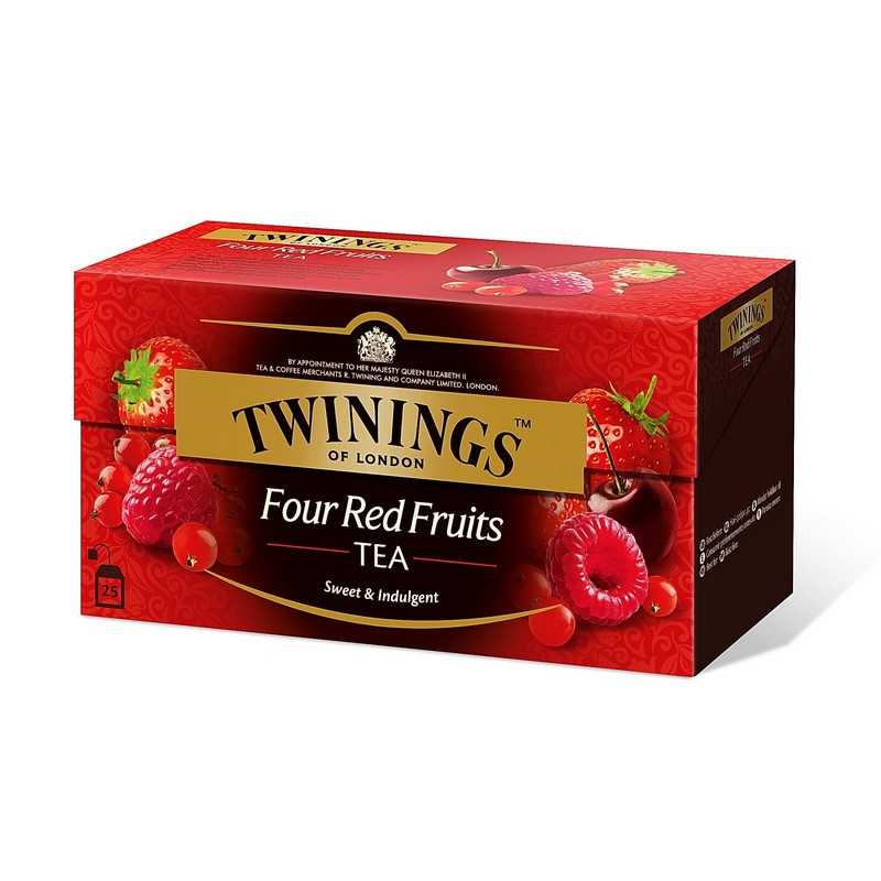 Чай Twinings Four Red Аruit черный 25 пакетиков арт. 138071 - купить в ...