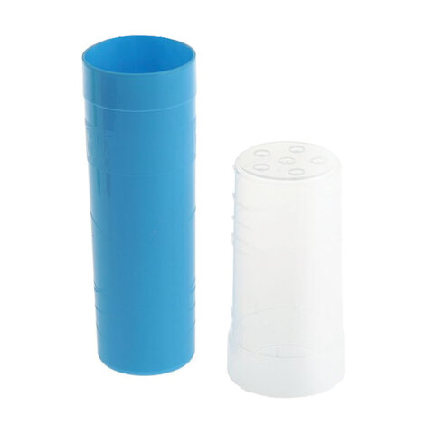 Пенал-тубус СТАММ «Intensive», пластиковый, 190×45 мм, 5 цветов ассорти