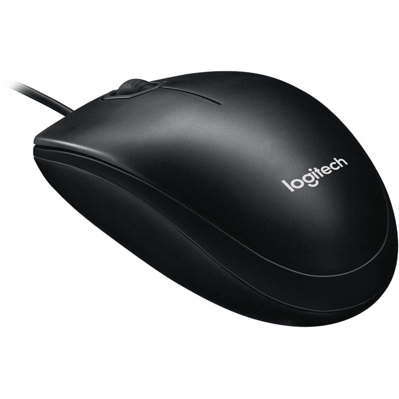 Мышь компьютерная Logitech USB WIRED M100R DARK/GREY (910-006765)