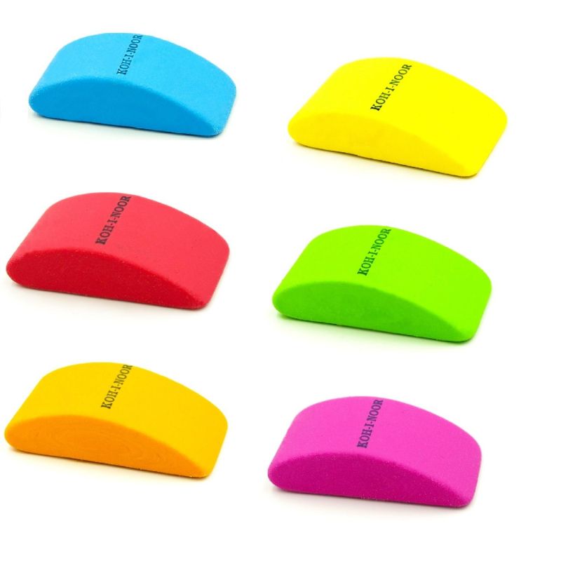 превью Ластик KOH-I-NOOR MOUSE 6225, 38×21х12мм, ассорти  пластиковый мягкий