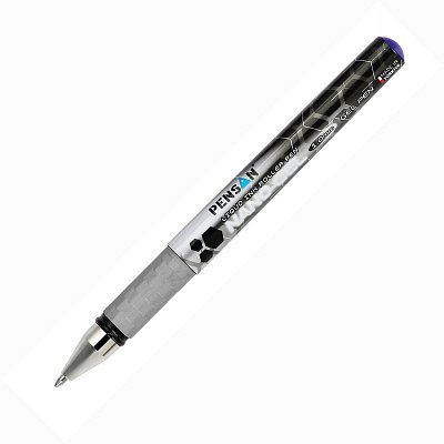 Ручка-роллер PENSAN «NANO GEL», корпус цветной, толщина письма 0,7 мм, синяя