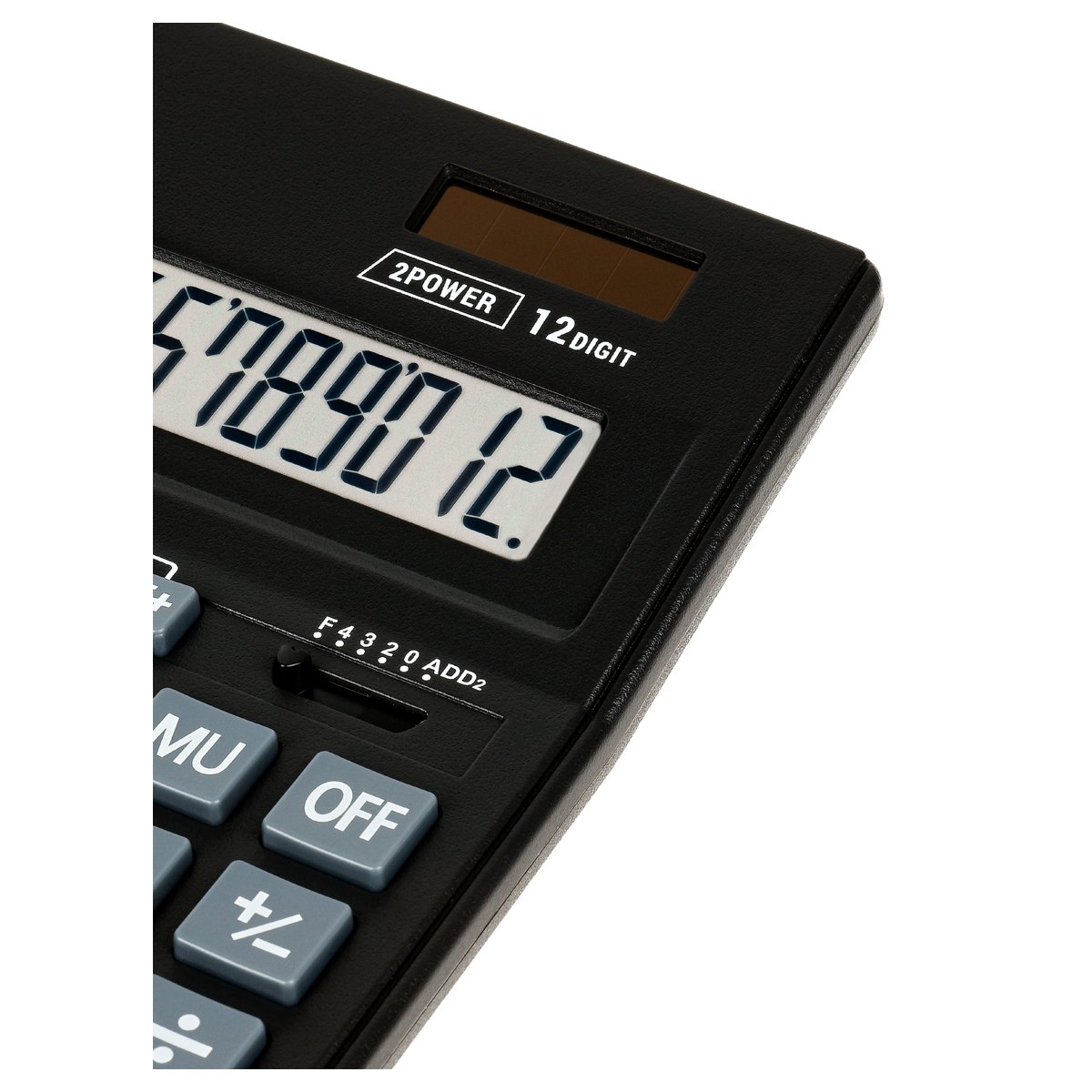 Калькулятор настольный Eleven Business Line CDB1201-BK, 12 разрядов, двойное питание, 155×205×35мм, черный