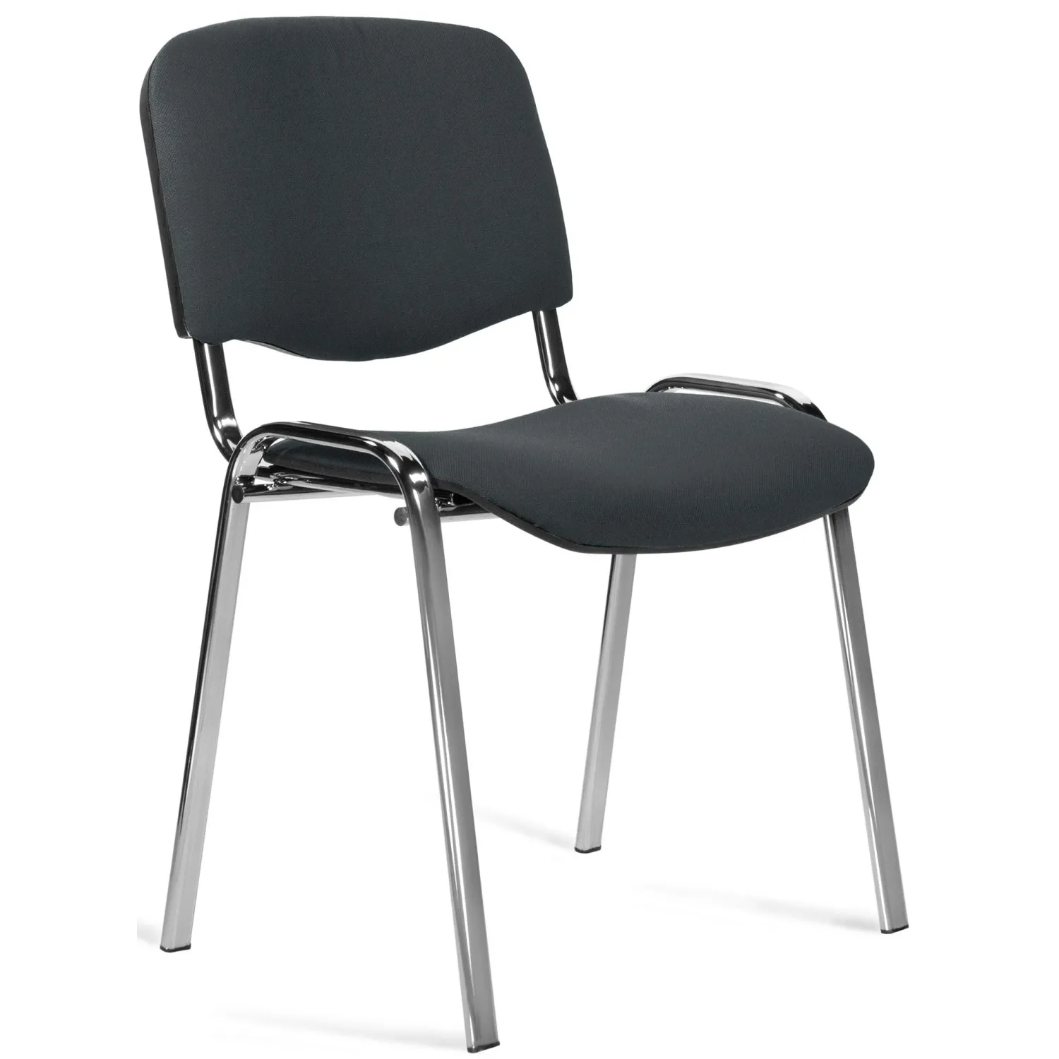 превью Стул офисный Easy Chair Изо серый (ткань, металл) (1280112)