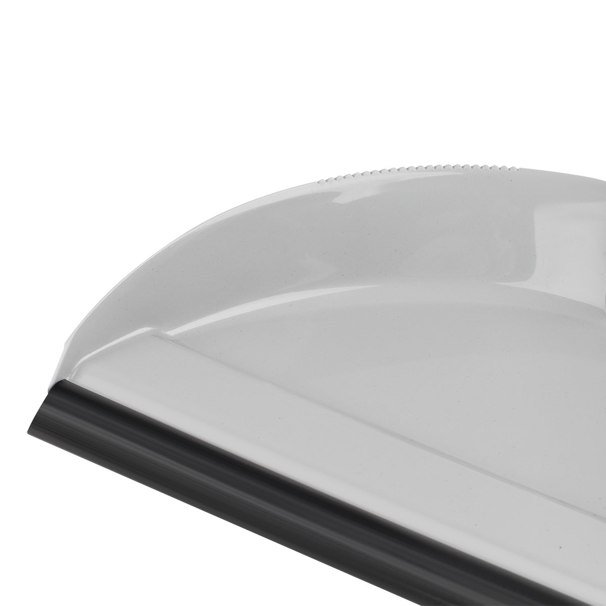 Комплект для уборки OfficeClean щетка-сметка и совок, с резиновой кромкой, ширина 24 см, пластик, серый