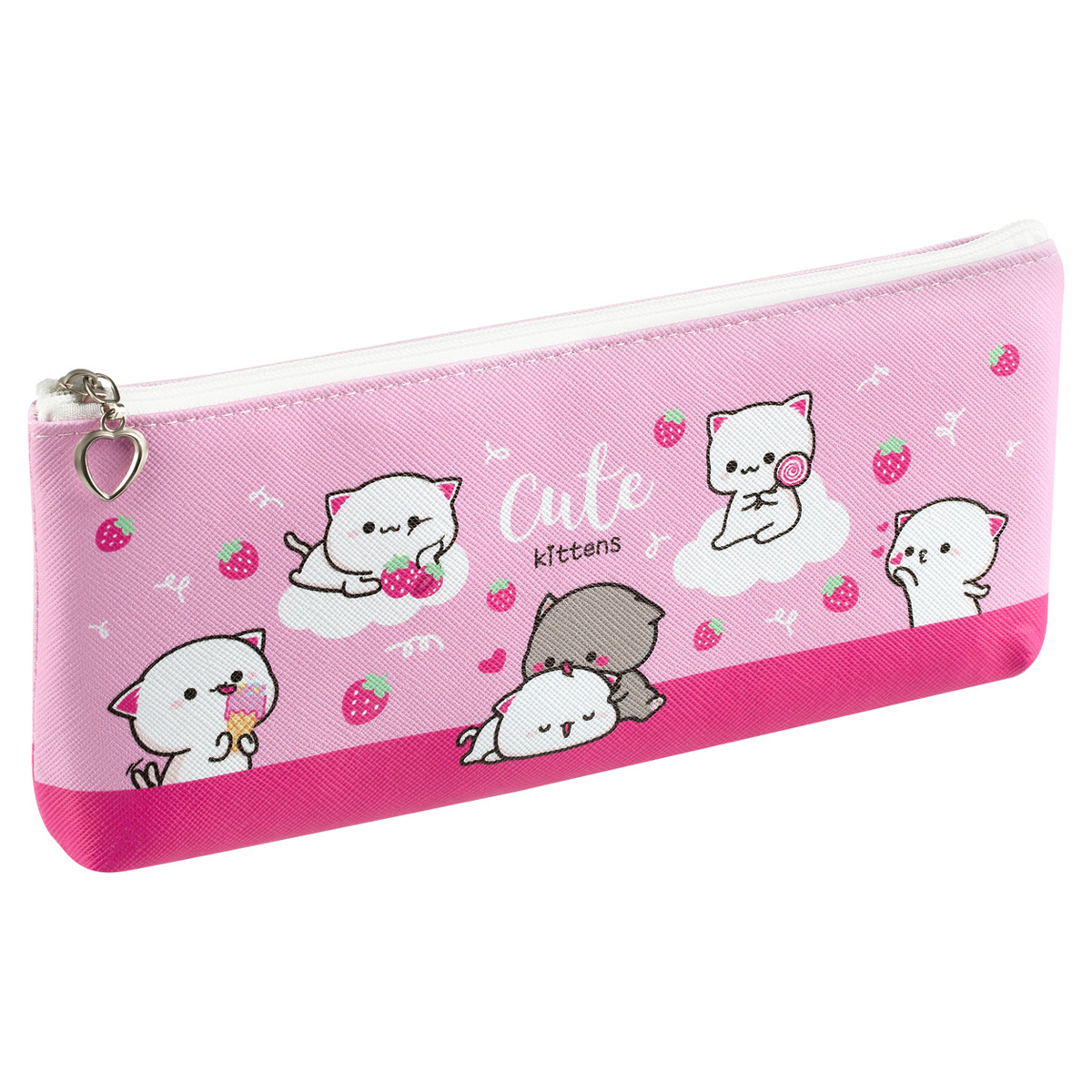 Пенал мягкий 200×85×30 MESHU «Cute», искусственная кожа
