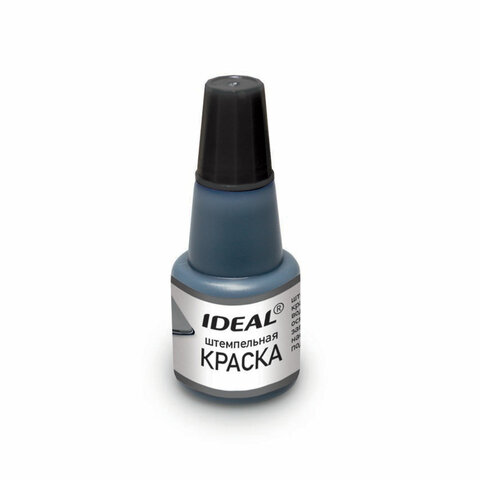 превью Краска штемпельная TRODAT IDEAL 7711, черная, 24 мл, на водной основе