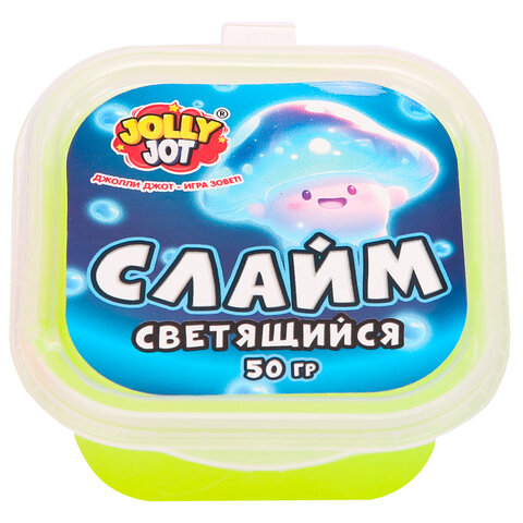 Слайм, НАБОР 8 видов, 50 г, JOLLY JOT (ДЖОЛЛИ ДЖОТ)