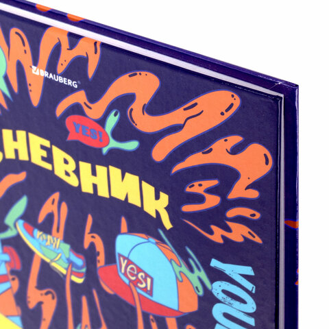 Дневник 1-11 класс 40 л., твердый, BRAUBERG, глянцевая ламинация, «Skateboarder»