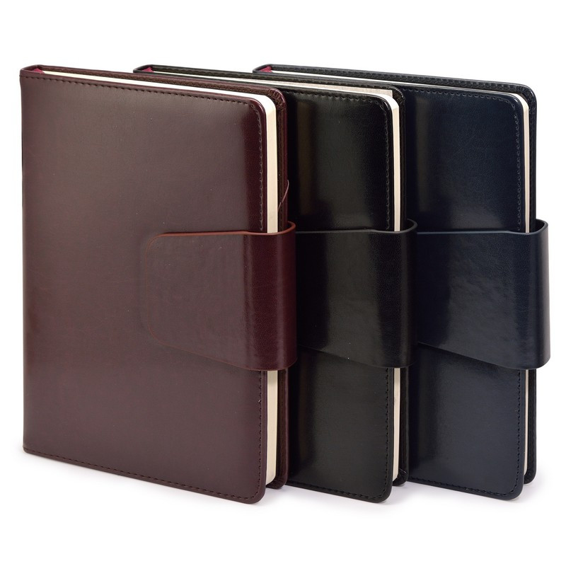 Ежедневник недатированный Bruno Visconti Prestige искусственная кожа А5 160 листов черный (145×210 мм)