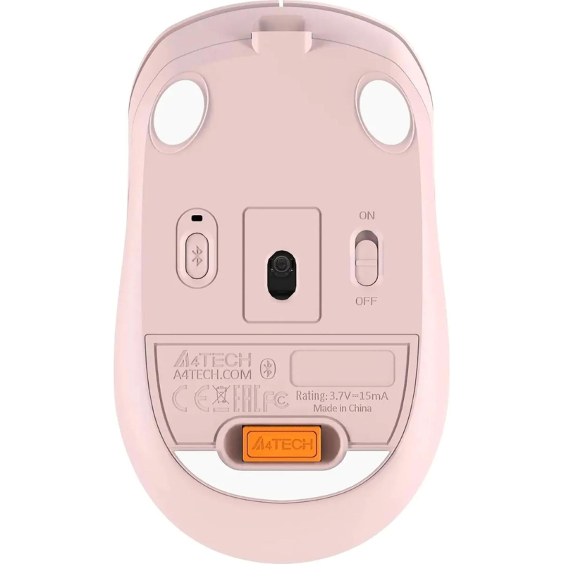 Мышь компьютерная A4Tech Fstyler (FB10CS USB BABY PINK)2000dpi BT/R USB 4b