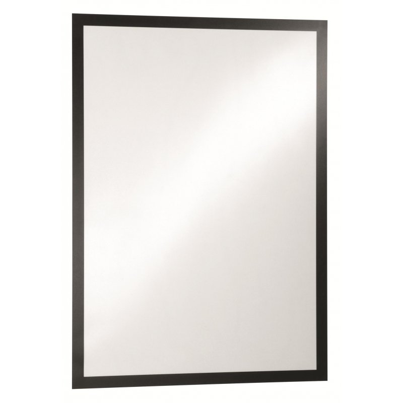 Информационный стенд настенный Durable Duraframe Poster 50×70 см пластиковый серебристый (магнитная рамка)
