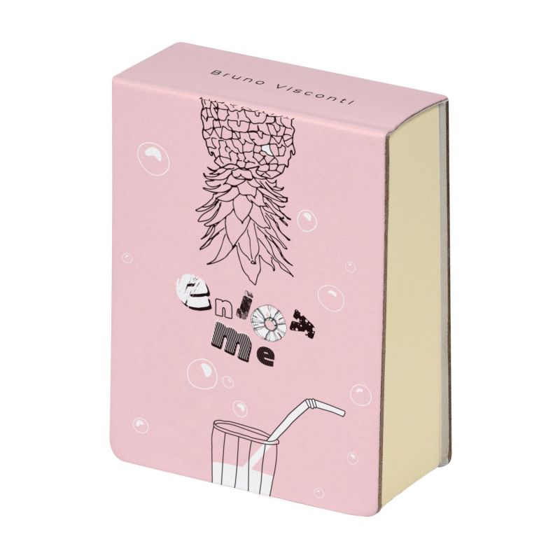 Блокнот SMART JOURNAL А7.250л,10 вид, отрыв. блок, без линовки, микс 2 3-558/02