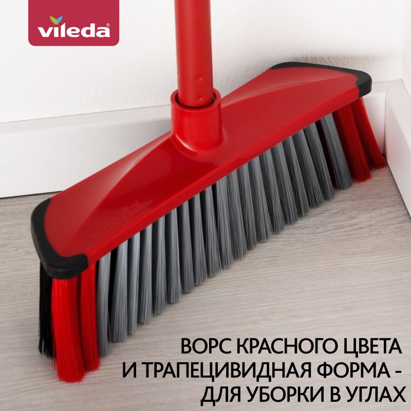Щетка для пола Vileda 3 Экшн с телескопической ручкой 28 см щетина ...