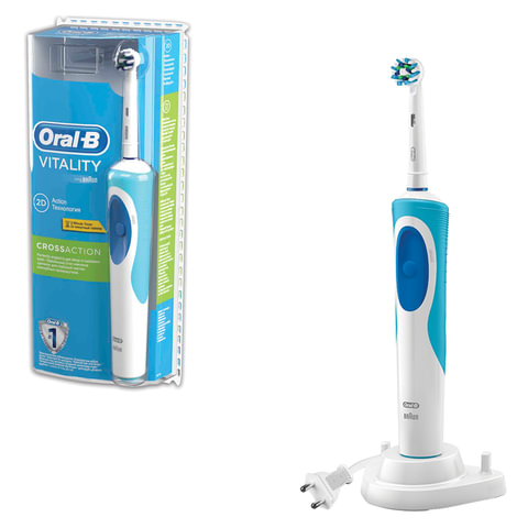 превью Зубная щетка электрическая ORAL-B (Орал-би) Vitality Cross Action D12.513, блистер
