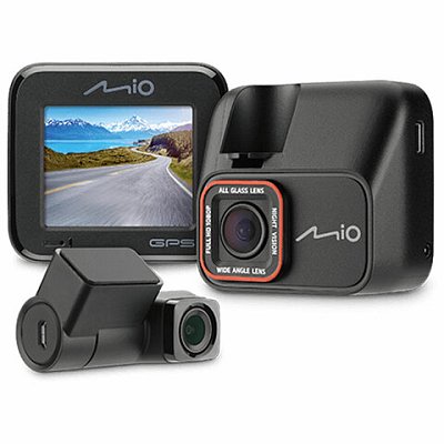 Видеорегистратор автомобильный MIO MiVue C588T (2 камеры), экран 2", 130° 1920×1080 FULL HD