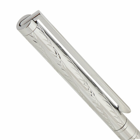 Ручка подарочная шариковая GALANT «ASTRON SILVER», корпус серебристый, детали хром, узел 0.7 мм, синяя