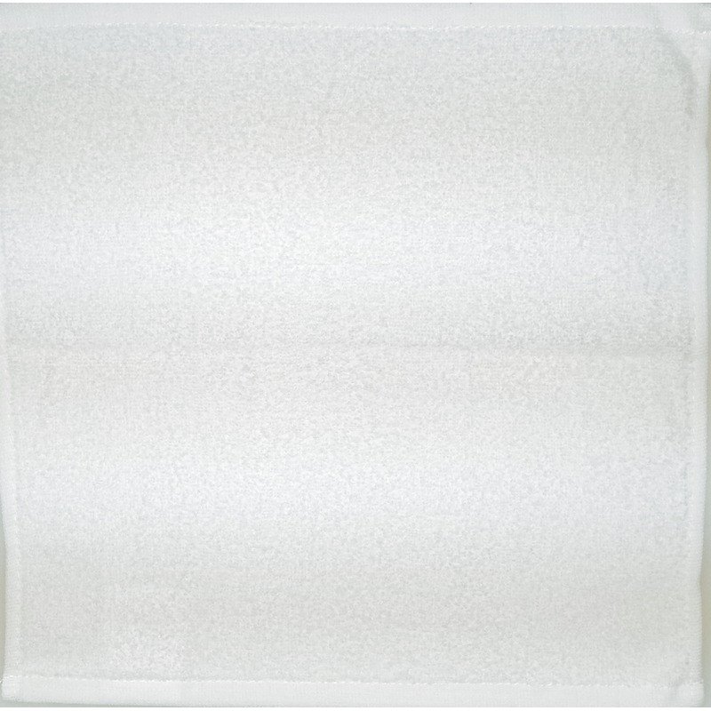 Полотенце махровое 30×30 см 380 г/кв. м белое (10 штук)