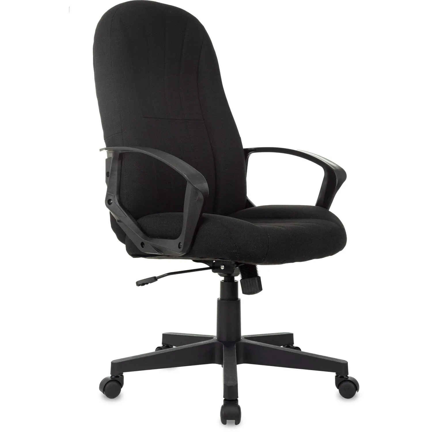 Кресло для руководителя Комус Мебель (Easy Chair) 665 чёрное (ткань, пластик)