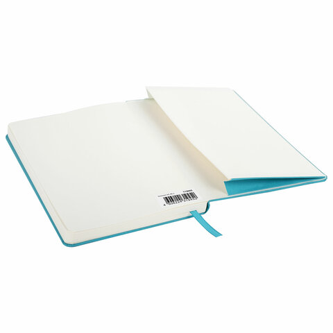 Блокнот А5 (130×210 мм), BRAUBERG ULTRA, балакрон, 80 г/м2, 96 л., в точку, бирюзовый