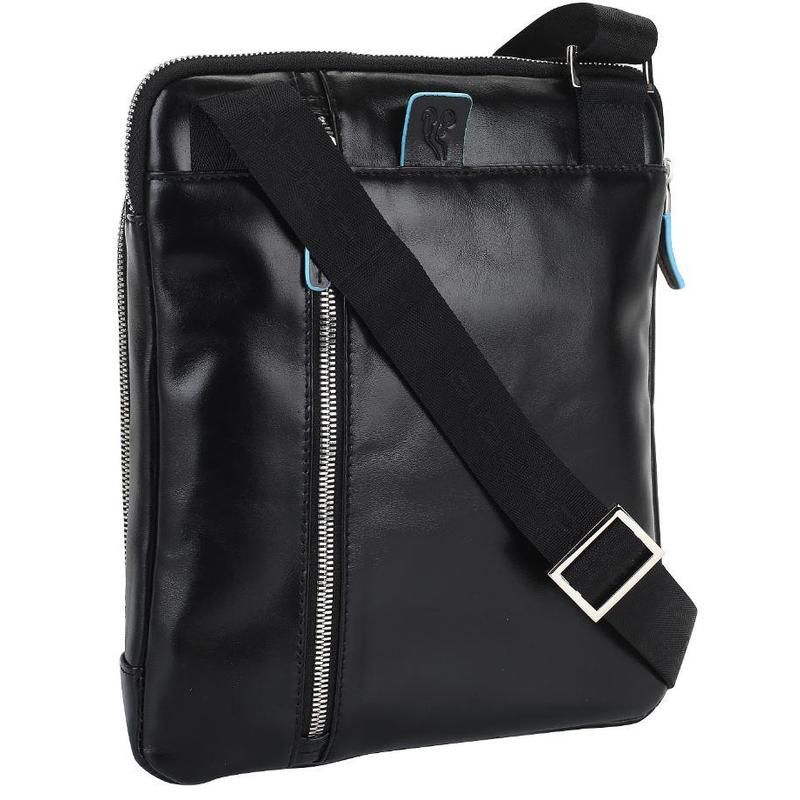 Сумка мужская Piquadro Blue Square из натуральной кожи черного цвета (CA1816B2/N)