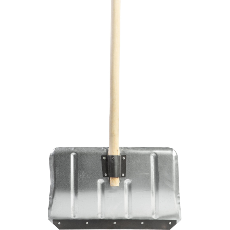 Лопата д/уборки снега ЛТР 50×30х140 см стальн/ковш(оцинк) с дерев/черенком