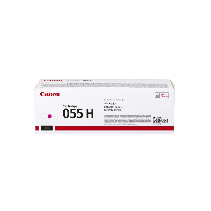 превью Картридж лазерный Canon 055 H M 3018C002 пурпурный повышенной емкости оригинальный