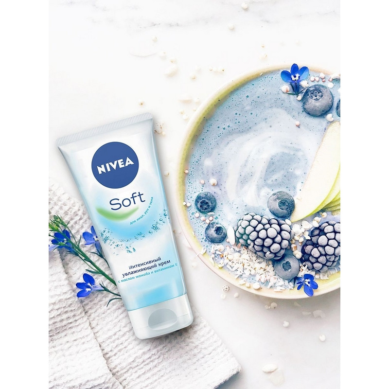 Крем для рук и тела Nivea Soft Интенсивный увлажняющий 75 мл