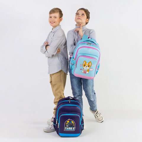 Рюкзак ЮНЛАНДИЯ MILD, 2 отделения, эрго-спинка, «Adventure trails», 36×28х18 см