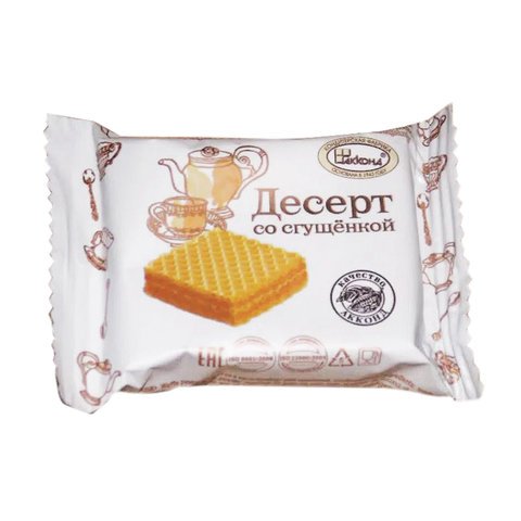 превью Вафли десерт АККОНД сгущенное молоко, 3.5 кг, весовые, гофрокороб