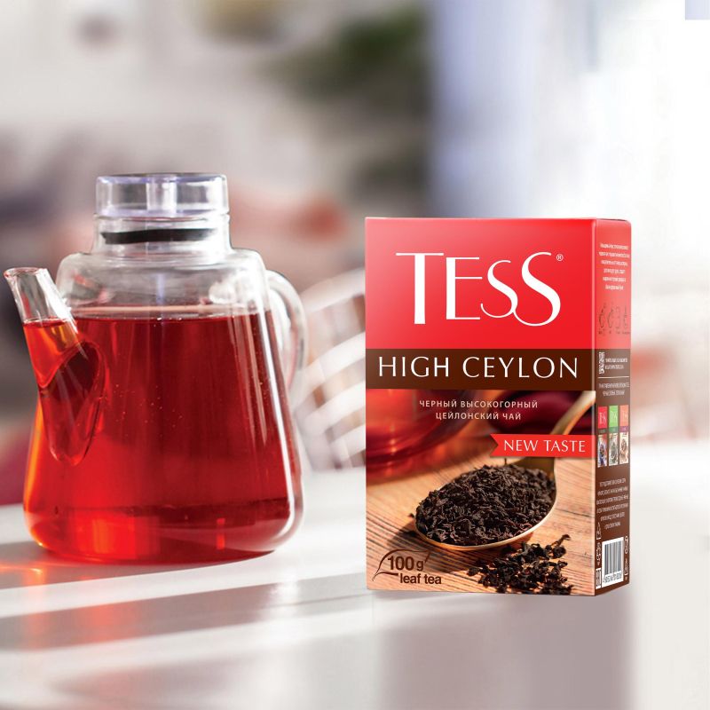 Чай черный листовой Tess High Ceylon, упаковка 100гр арт. 1287881 ...