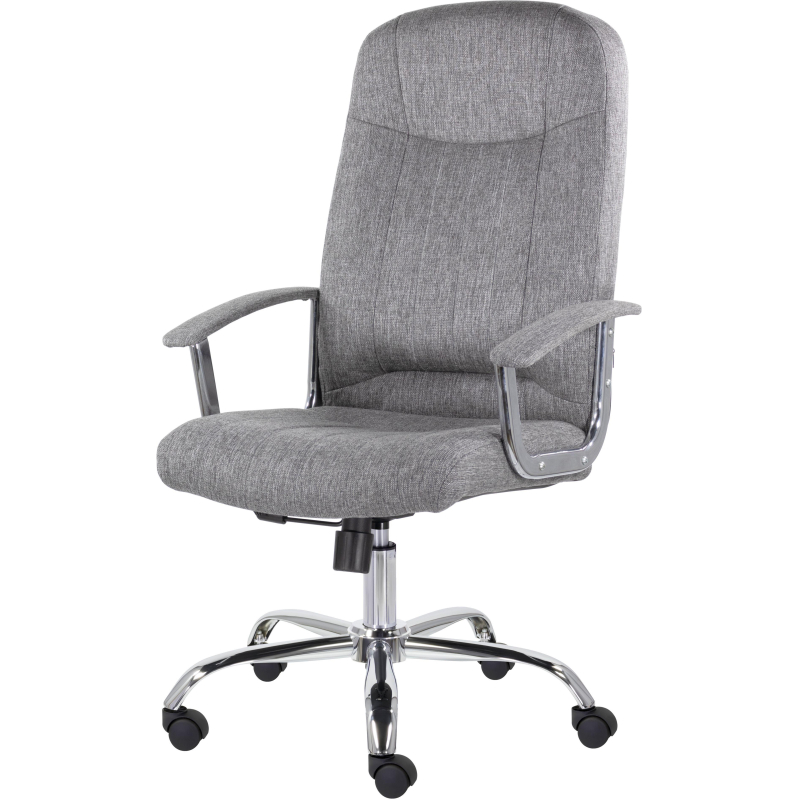 превью Кресло UP_EChair СН-277 Бостон В Айс хром Moderno 02 (серый)