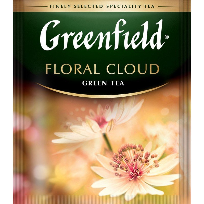 Чай Greenfield Floral Cloud зеленый с ароматом бузины 25 пакетиков
