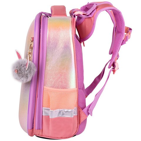 Ранец BRAUBERG SHINY, 2 отделения, «Cheerful», 36×28х14 см