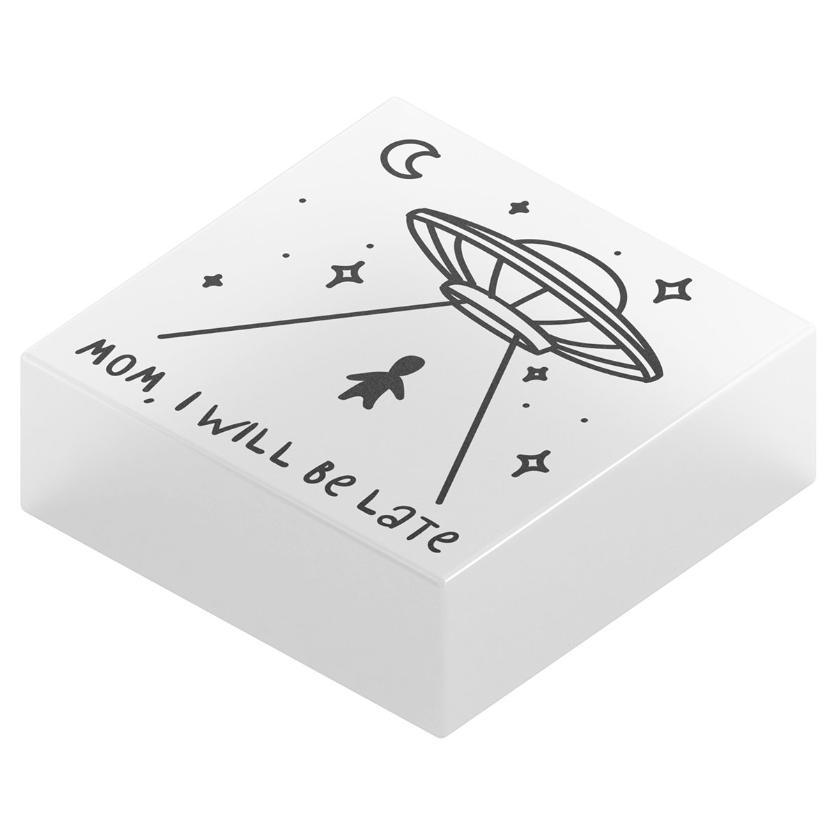 Ластик Berlingo «Aliens», прямоугольный, 28×28×12мм, флуоресцентный